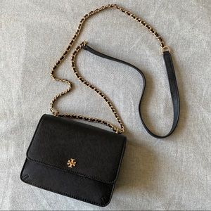 Tory Burch Robinson Mini Shoulder Bag Black Kira